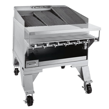 Bakers Pride Liquid Propane Charbroiler, 20" High - 33 3/8"