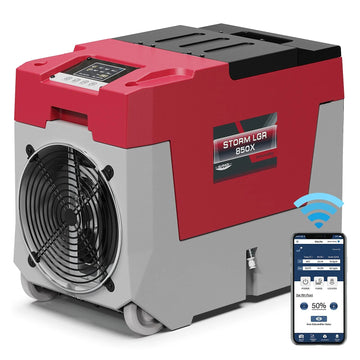 AlorAir Dehumidifier, 11 5/8" x 21", 115V - Red