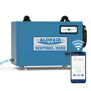 AlorAir HD55 Metal Dehumidifier, 12 3/16" x 19 3/16", 115V - Default Title