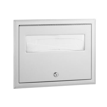 Bobrick B-301 Stainless Steel Dispenser, 500 Seat Covers, Silver - Default Title