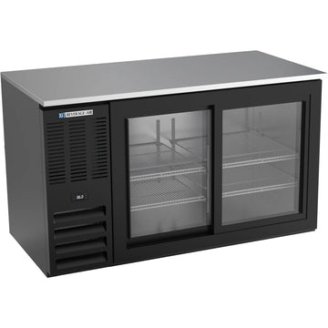 Beverage-Air BB58HC Stainless Steel Bar Refrigerator, 17.84 cu. ft., 115V - Glass