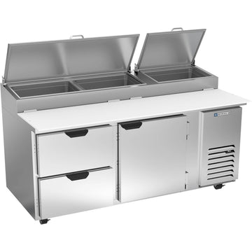 Beverage-Air DPD72HC Pizza Prep Table, 22.77 cu. ft., 115V - 2