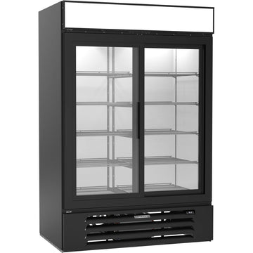 Beverage-Air MMR45HC-1 Glass Door Refrigerator, 44 cu. ft., 115V - Two Section 44 Cu. Ft.