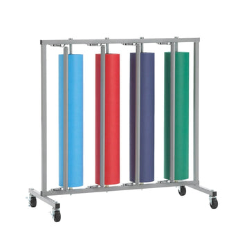 Bulman R998 Steel Paper Rack, 4 Rolls - Assembled