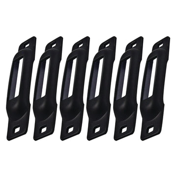 Snap-Loc Cargo Control Systems Steel Strap Anchor, 1/2" x 1", Black - 6/Pack