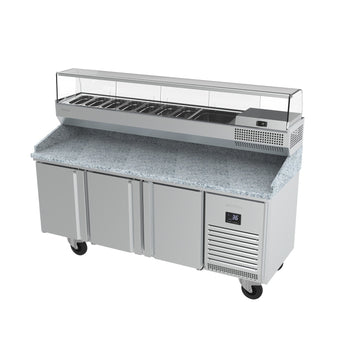 Infrico IRT-MPG1980 COMBO Pizza Prep Table, 16.42 cu. ft., 115V - Default Title
