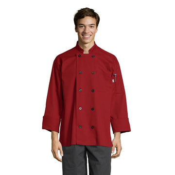 Uncommon Chef U0405-U25 Moroccan Chef Coat, White - 2XL