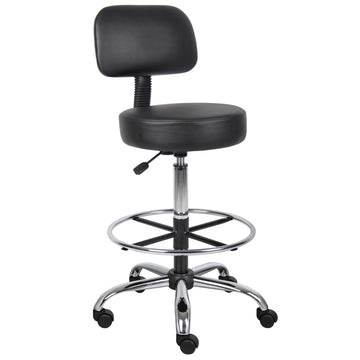 Boss B16245 Drafting Stool, 25" Wide - Black