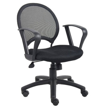 Boss Chair, 25" Wide, Black - B6217