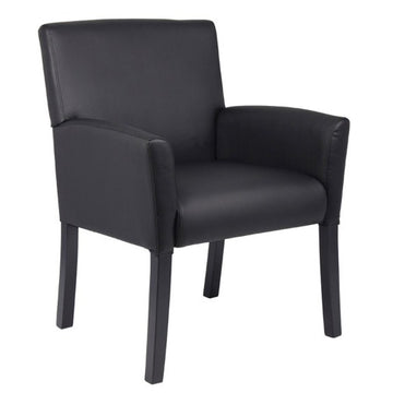 Boss B639-BK Vinyl Chair, 24 1/2" Wide, Black - Default Title