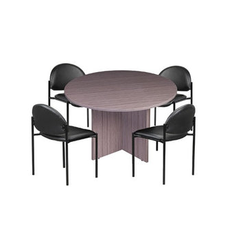 Boss N123 Table, 47" Diameter - Driftwood