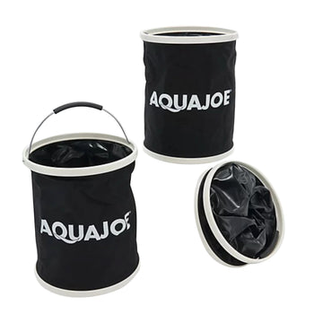 Aqua Joe AJ-FB3 Polyester Bucket, 13.6 qt. 3.4 gal., 3/Pack - Black