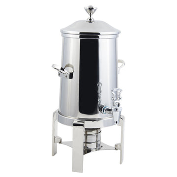 Bon Chef Contemporary Stainless Steel Coffee Chafer Urn, Silver - 2 gal.