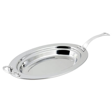 Bon Chef Stainless Steel Food Pan, 11 13/16" x 19", Silver - 2.5 qt.