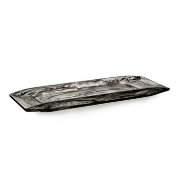 Bon Chef 59000 Resin Platter, 7 3/4" x 23 1/4" - Gray