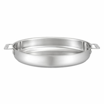 Bon Chef Stainless Steel Oval Gratin, 4 qt., Silver - 60018