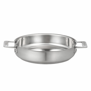 Bon Chef Stainless Steel Oval Gratin, Silver - 1.1875 qt.
