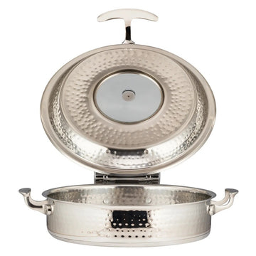 Bon Chef Cucina Stainless Steel Brazier Pan, 6 qt., Silver - 60030HFSHL