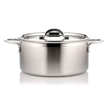 Bon Chef 60300NCRED Classic Country French Stainless Steel Pot, 2.3 qt. - Default Title