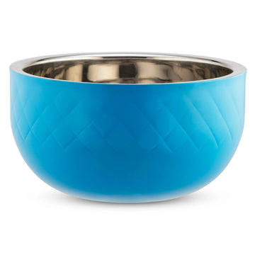 Bon Chef Stainless Steel Bowl, 7 qt. - Caribbean Blue
