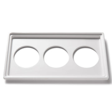Bon Chef EZ-13-1 Cast Aluminum Adapter Plate, 6 11/16" x 12 1/8" - Black