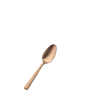 Bon Chef Roman Colored Stainless Steel Teaspoon, Rose Gold, 12/Case - 4 1/2" 18/10 Demitasse Spoon