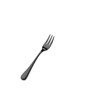 Bon Chef Como Colored Stainless Steel Teaspoon, Black, 12/Case - 5 1/2" 18/10 Oyster Cocktail Fork