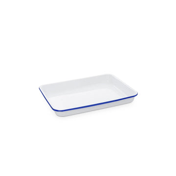 Crow Canyon Home Vintage Tray, 8 3/4" x 11 1/4" - Blue White