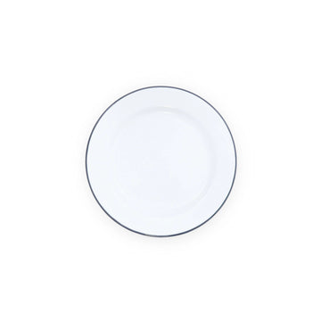 Crow Canyon Home Vintage Plate, 8" Diameter - Gray White
