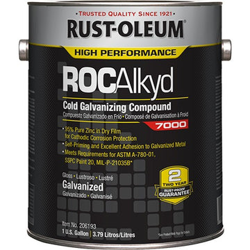 Rust-Oleum Corporation Cold Galvanizing Compound, Gray, 2/Case - 1 qt.