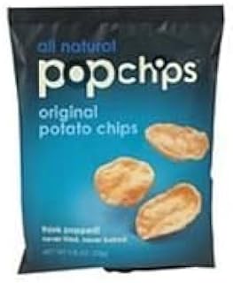 popchips Original 0.8oz Bags 24/Box (Value Bulk Multi-Pack)