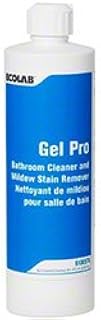 Ecolab Gel Pro Cleaner, Commercial-Strength GelPro Cleaner & Shower Cleaner - Blasts Nastiest Mildew Stains & Scum Faster
