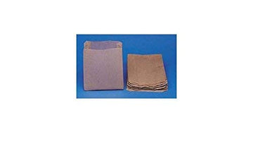 BAGCRAFT 409400 Sanitary Napkin Bag Dry Waxed 7.5X3.5X10.25 Kraft (Case of 500)