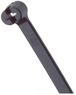 Thomas & Betts Thomas and Betts TYC25MX Cable Tie, UV Resistant Nylon, 35 lb, 7", Black