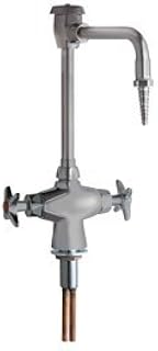 Chicago Faucets 930-SAM Universal Combination Hot and Cold Water Faucet