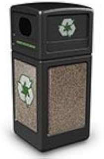 Commercial Zone 72235299 StoneTec Recycle44; Black with Riverstone