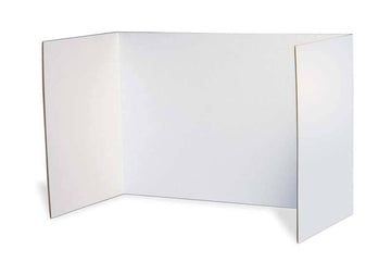 ® Privacy Boards by Pacon – 16"H x 48"W x 12"D, White, Pack of 4, Model P3782
