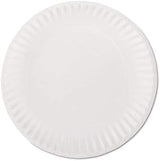 AJM Packaging AJMPP9GREWH - Ajm White Paper Plates