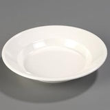Carlisle FoodService Products Reusable Plastic Bowl Soup Bowl, Salad Bowl for Home and Restaurant, Melamine, 12 Ounces, White, (Pack of 48)