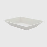 PacknWood Eco-Design White Sugarcane Plate | Heavy Duty Paper Plates | Eco Friendly Sugarcane Plates | 100% Biodegradable Sturdy- 15oz - 500 pcs