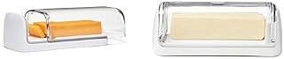 Bundle of Chef'n 2-in-1 Cheese Slicer and Storage Container + Chef’n Slice'n Store Butter Dish with Built-In Slicer Lid