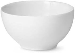 CAC China Lincoln Series 101-66 10 oz Porcelain Round Rice Bowl, Bone White, Set of 48