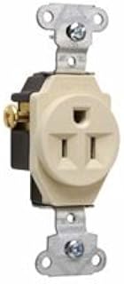 Pass & Seymour 5251-I Single Receptacle 15amp 125v white 5251I