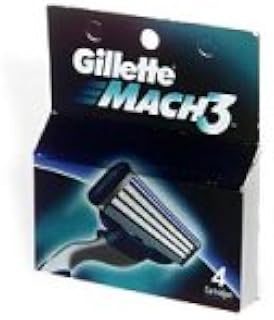 Gillette MACH3 Shaving Cartridges (4 Cartridges)