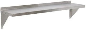 Stainless Steel Commercial Wall Shelf ( 12 W x 48L )18 Ga. with Mounting Brackets NSF APPROVED ROYAL INDUSTRIES