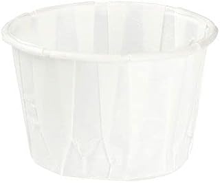 GREENBOX Paper Cups 20 ml White I Sustainable Dip Bowl for Sauces & Dips I White Cups Made of Waxed Paper I Biodegradable & Plastic-Free I Made from Recycled Materials I Pack of 250