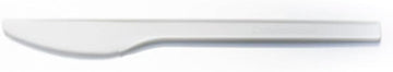 KITCH24/7 Compostable White Knives, 6.4 inch, PLA Bioplastic, 1000 per Case