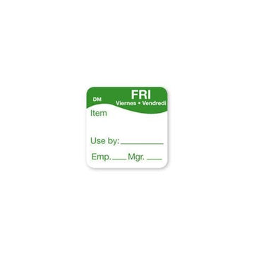 DissolveMark 1 in x 1 in Friday Use By Label by DayMark – Model 1100735