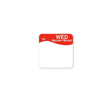 DissolveMark 1 in x 1 in Wednesday Label by DayMark – Model 1100723