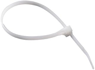 Gardner Bender Standard Cable Ties w/DoubleLock, 75 lb Tensile Strength, 8", Natural, 1000/Bag